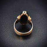 Antique 14K Hardstone Cameo Ring