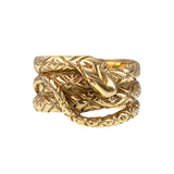 Sold Estate 18K Gold Snake Band Ring