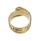 Sold Estate 18K Gold Snake Band Ring