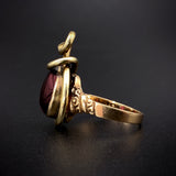 14K & Garnet Conversion Ring