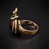 14K & Garnet Conversion Ring