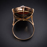 Antique 18K, 14K & Carved Hardstone Cameo Conversion Ring