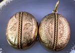 Antique Victorian 14K Gold Locket w/Photos
