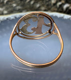 Antique 14K & 9K Lucky 13 Conversion Ring