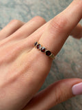 Antique 10K & Garnet Ring
