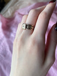 Antique 10K & Diamond Ring