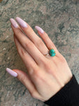 Estate 14K & Turquoise Claw Ring