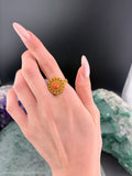 Antique 14K & Coral Ring
