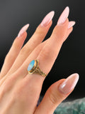Antique 14K, 10K & Black Boulder Opal conversion Ring