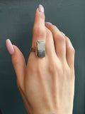 Estate 14K & Dendritic Agate Ring