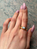 Antique 18K & Star Sapphire Ring