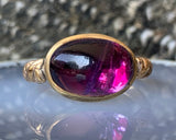 Antique 14K & Amethyst Conversion Ring