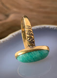 14K & Amazonite Conversion Ring