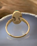 14K & Amazonite Conversion Ring