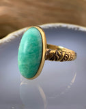 14K & Amazonite Conversion Ring