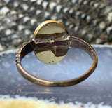 Antique 14K & Amethyst Conversion Ring