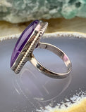 Sterling Silver & Amethyst Ring