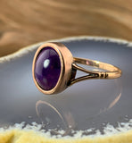 Antique 15K & Amethyst Ring
