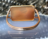 Antique 14K & Carved Shell Cameo Apollo Conversion Ring