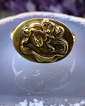 Antique Art Nouveau 14K Conversion Ring