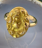 Antique Art Nouveau 14K & 10K Conversion Ring