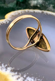 Antique French Art Nouveau 14K & Gold Filled Conversion Ring