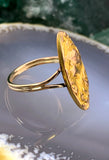 Antique French Art Nouveau 14K & Gold Filled Conversion Ring
