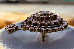 Antique 9K & Bohemian Garnet Brooch/Pendant