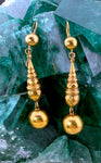 Antique English 9K Bauble Earrings