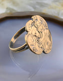 Sold Koven Kreation Replica Art Nouveau Ring in 14K Gold
