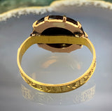 18K, 9K & Carved Hardstone Cameo Conversion Ring