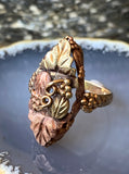 Antique 10K Black Hills Gold Ring