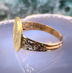 Antique 18K & 14K French Provencial Conversion Ring