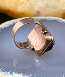 Antique 10K & Carved Carnelian Cameo Centurion Ring