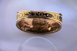 Antique 22K, Carnelian & Enamel Mourning Ring