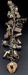 Vintage Sterling Silver & Enamel Charm Bracelet