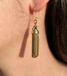 Antique 14K Gold Tassel Earrings