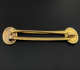 Antique Egyptian Revival 18K & Enamel Bar Pin Brooch