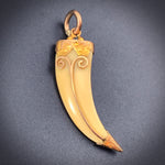 SOLD Antique Victorian 14K & Claw Fob/Charm