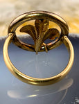 Antique 14K & Natural Pearl Lily Conversion Ring