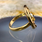 Antique 14K & Natural Pearl Lily Conversion Ring