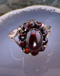 Estate 10K & Garnet Ring