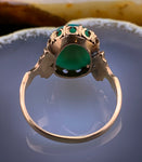 Antique 12K & Cameo Athena Ring