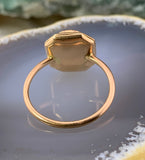 Antique 9K, Enamel & Carved Hardstone Zeus Cameo Ring