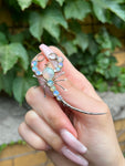 Antique Silver & Opal Scorpion Brooch