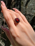 Estate 10K & Garnet Ring
