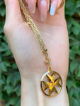 Estate 9K Maltese Cross Pendant