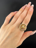 Antique 14K & Natural Pearl Lily Conversion Ring