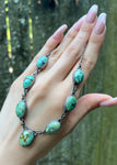 Antique Sterling Silver & Turquoise Necklace