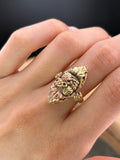 Antique 10K Black Hills Gold Ring